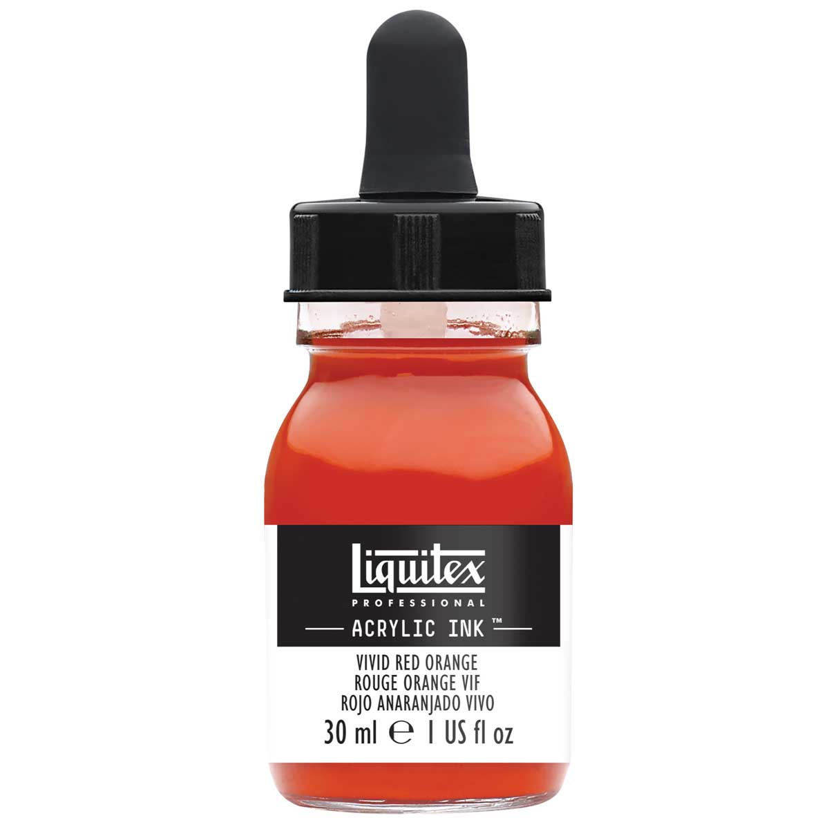 Liquitex Professional Acrylic Ink - Vivid Red Orange 30ml/1oz