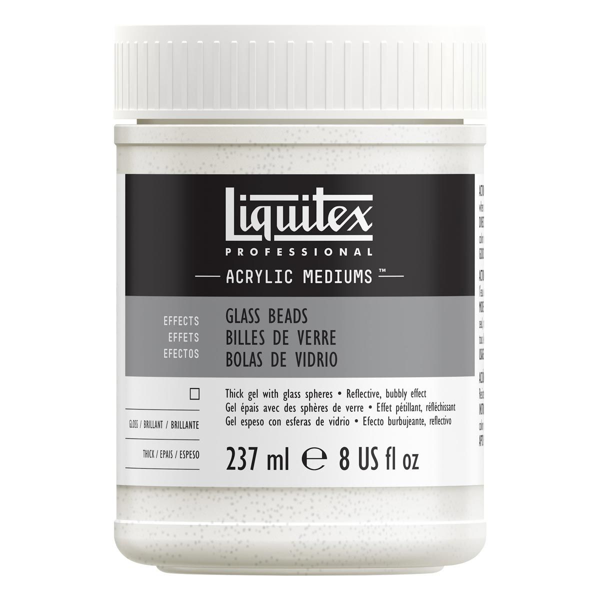 Liquitex Professional Glass Beads Texture Gel Medium 8oz (237ml)