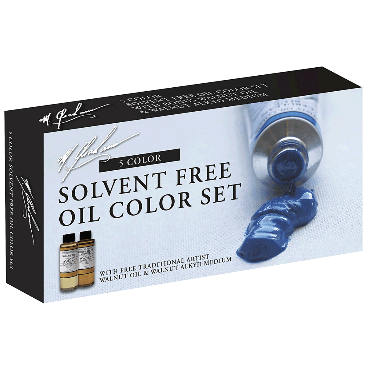 M. Graham Solvent Free 5 Colour Oil Set