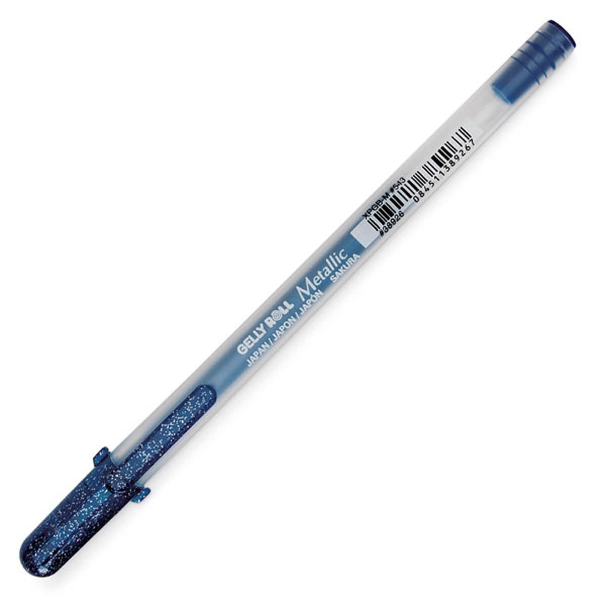 Gelly Roll Metallic Gel Pen - Blue/Black