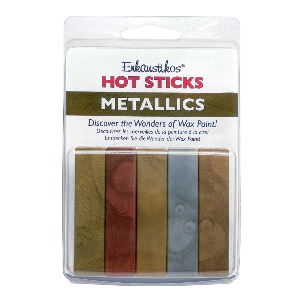 Enkaustikos Metallic Hot Sticks Set 5-pack