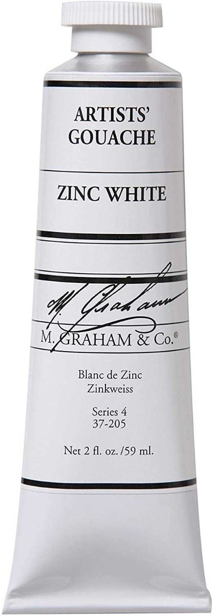 M Graham Gouache - Zinc White 59 ml