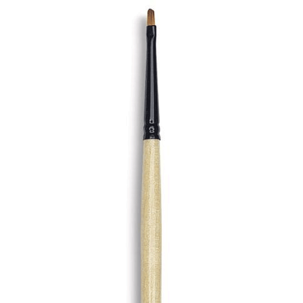 Dynasty Black Gold Brush - Mini Angle Shader 20/0