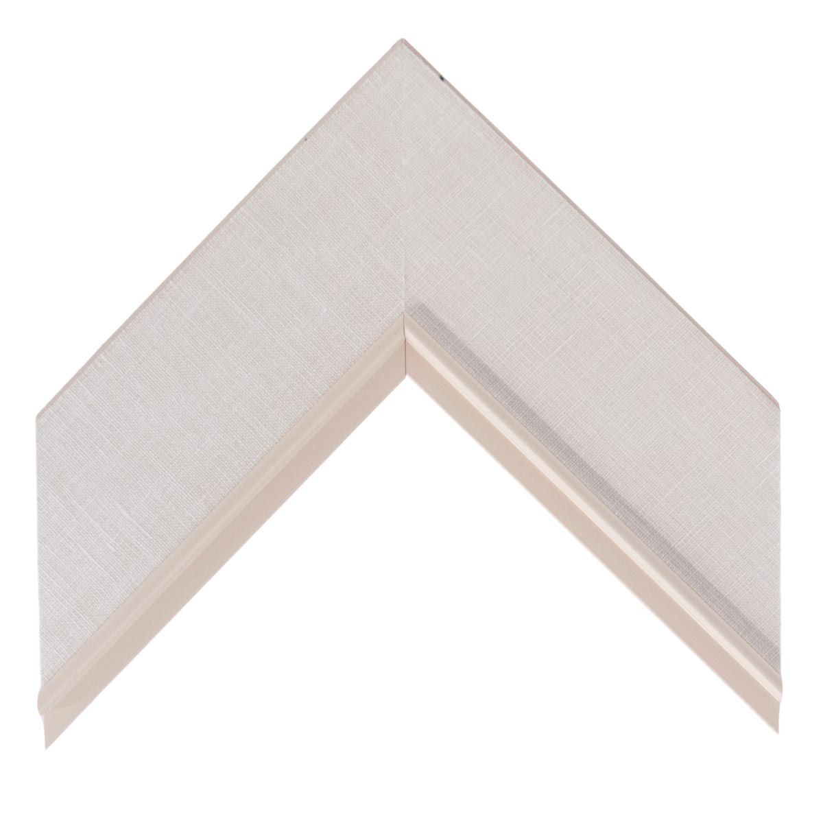 Linen Liner Moulding - Natural, White Bead ML120-2 ¾ inches, 16 x 20 inches