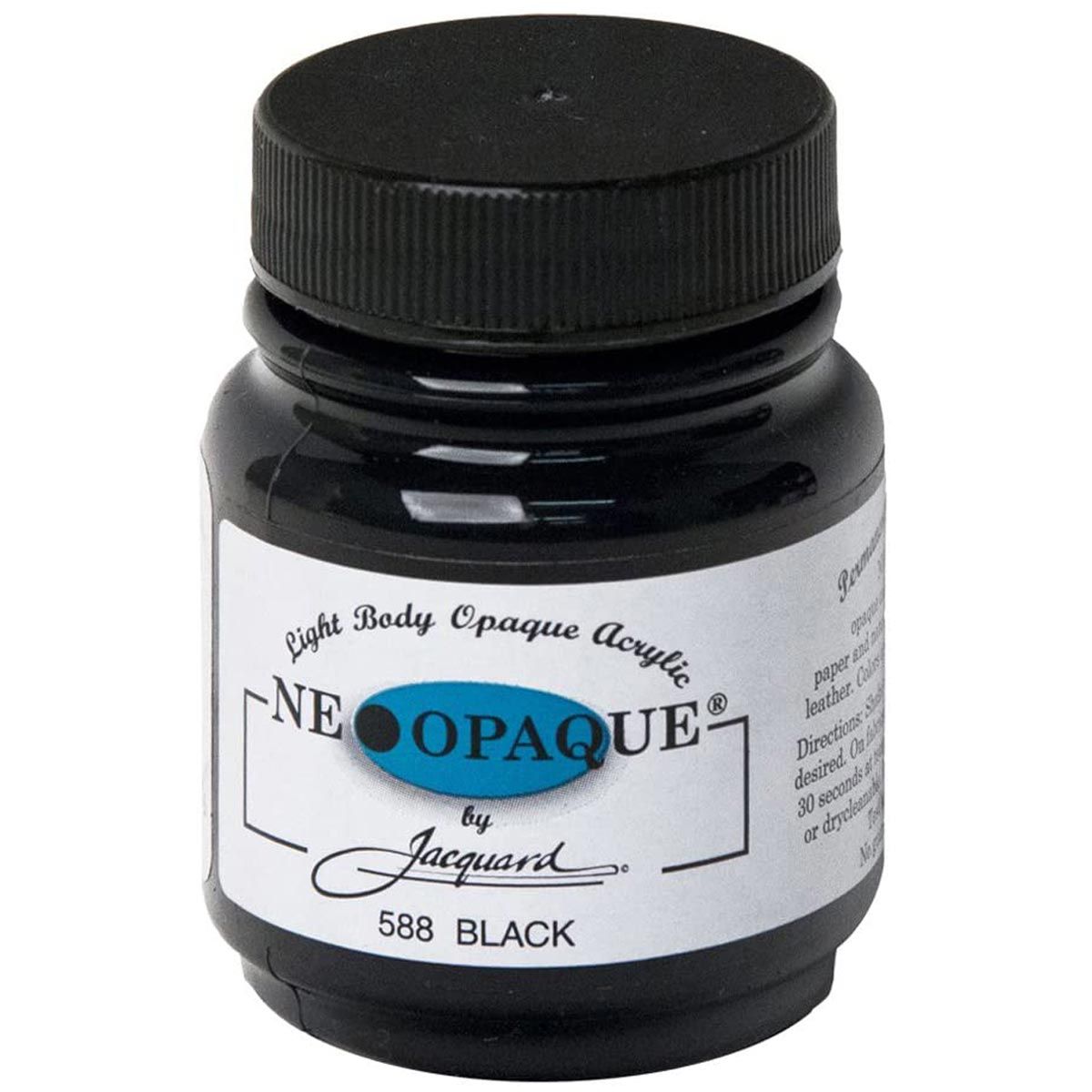 Jacquard Neopaque Acrylic 588 Black 2.25 oz