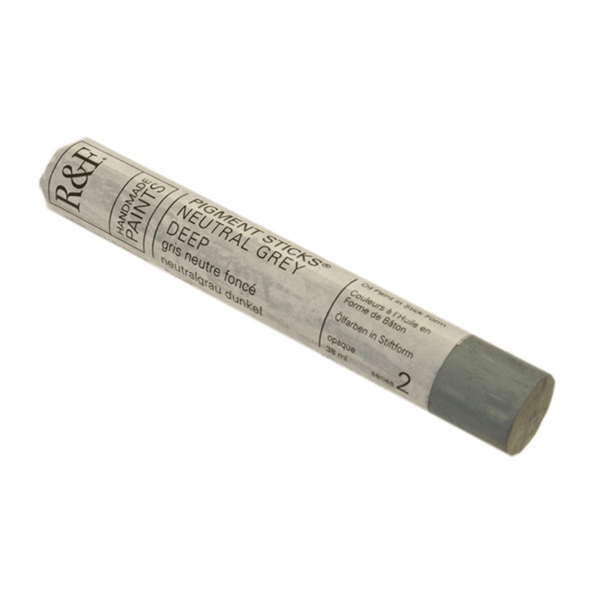 R&F Oil Pigment Stick, Neutral Grey Deep 38ml
