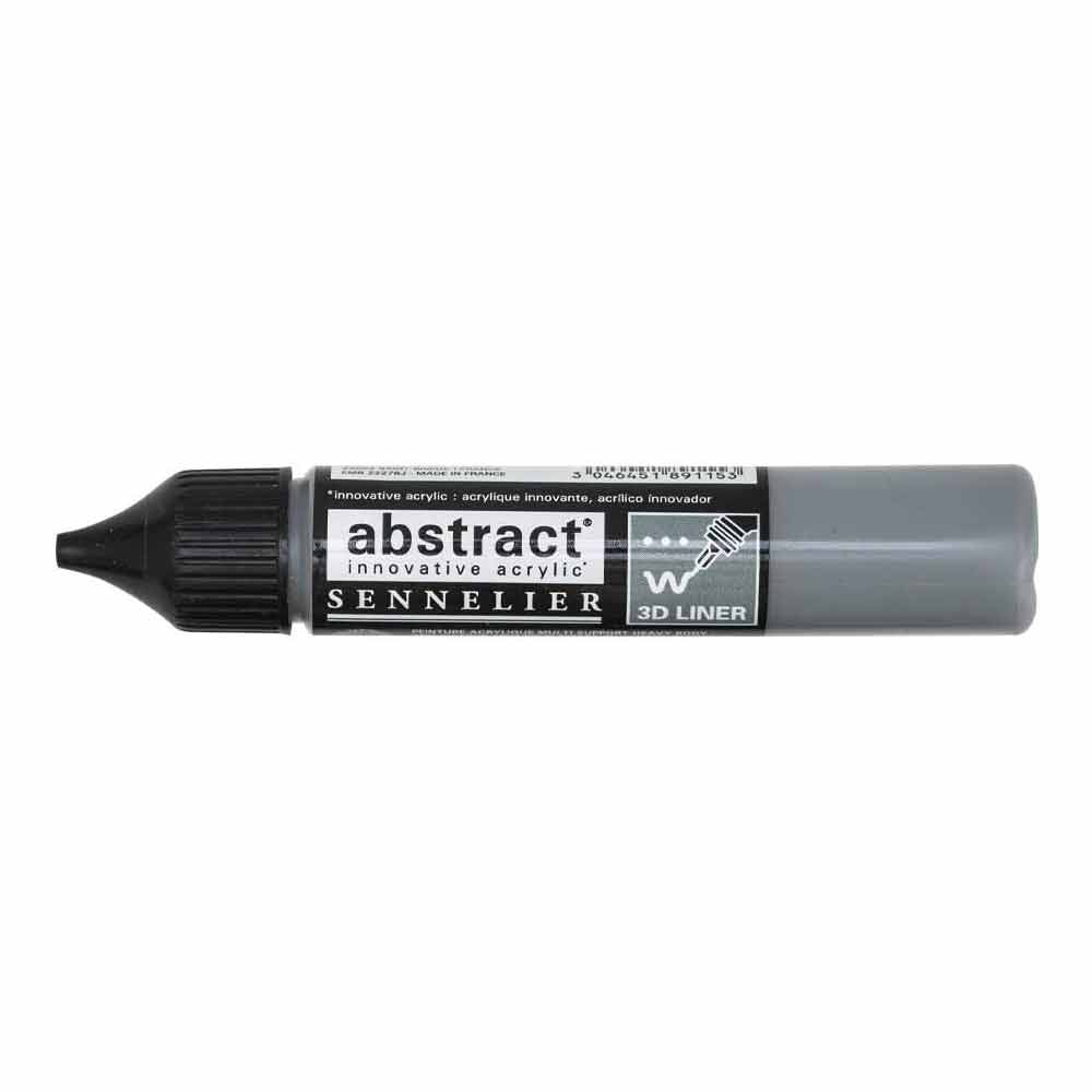 Sennelier Abstract Acrylic 3D Liner, Neutral Grey