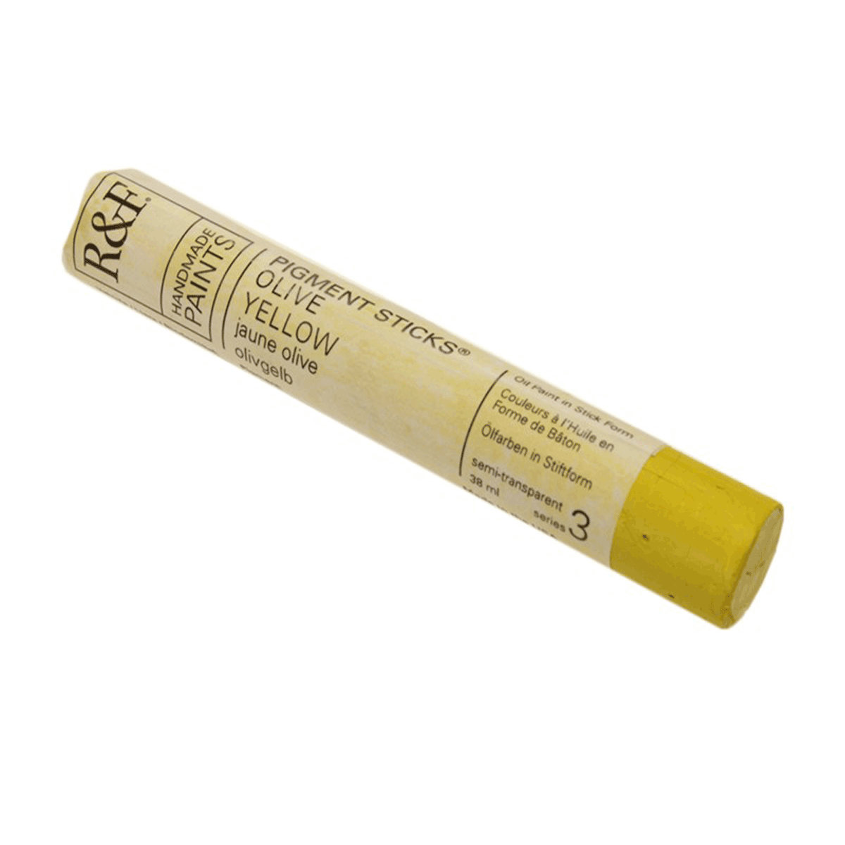 R&F Oil Pigment Stick, Olive Yellow 38ml