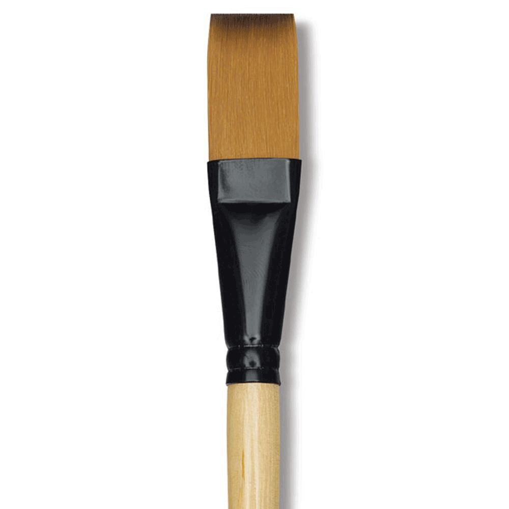 Dynasty Black Gold Short Handle Brush - One Stroke 1 inch