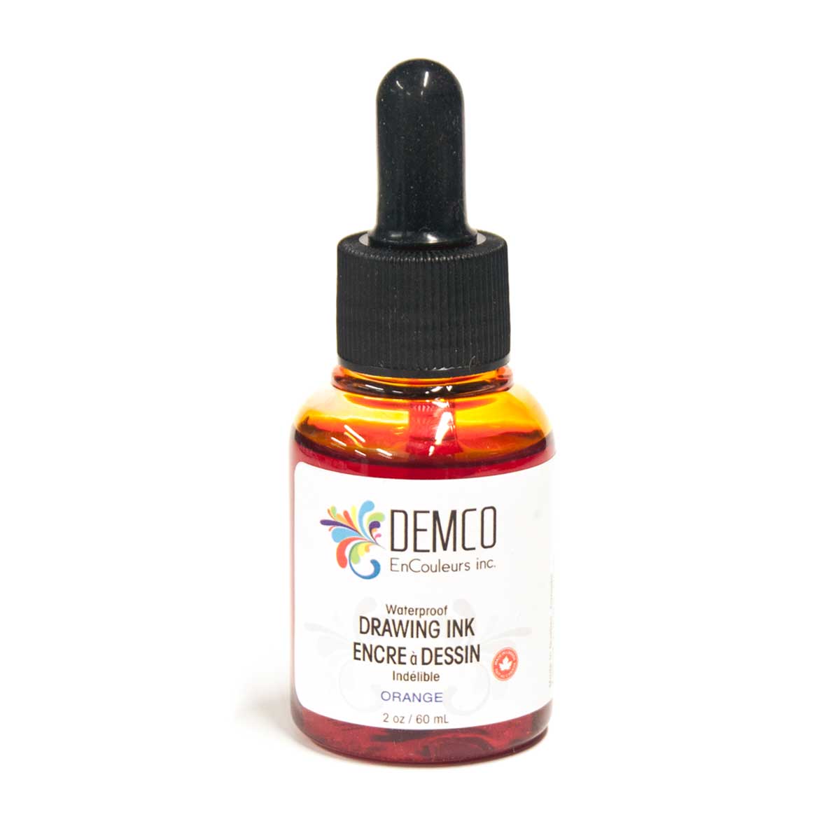 Demco Waterproof Drawing Ink Orange 60 ml
