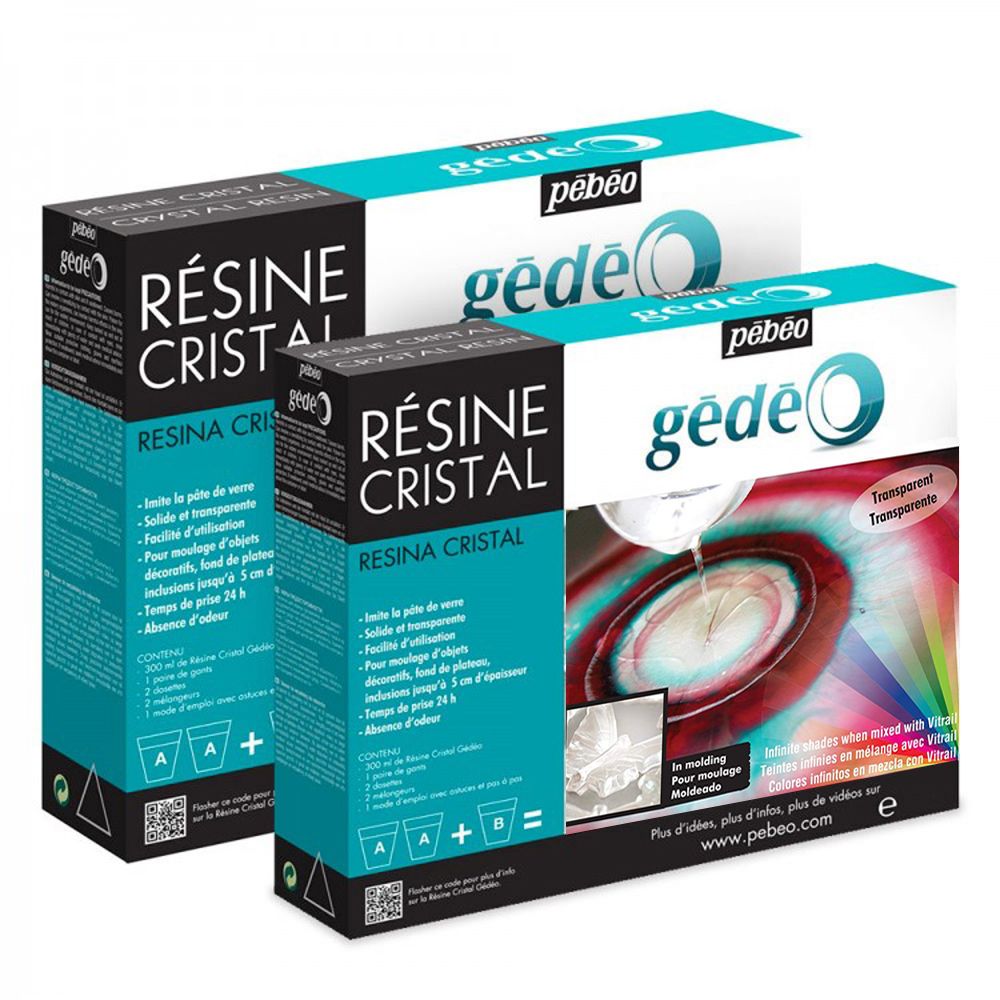 Pébéo Gédéo Crystal Resin - 150 ml, 300 ml, 750 ml