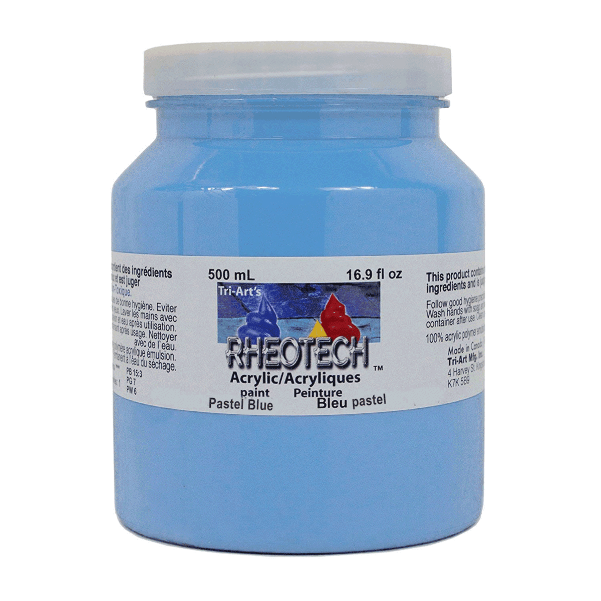 Rheotech Acrylic Pastel Blue 500 ml Jar
