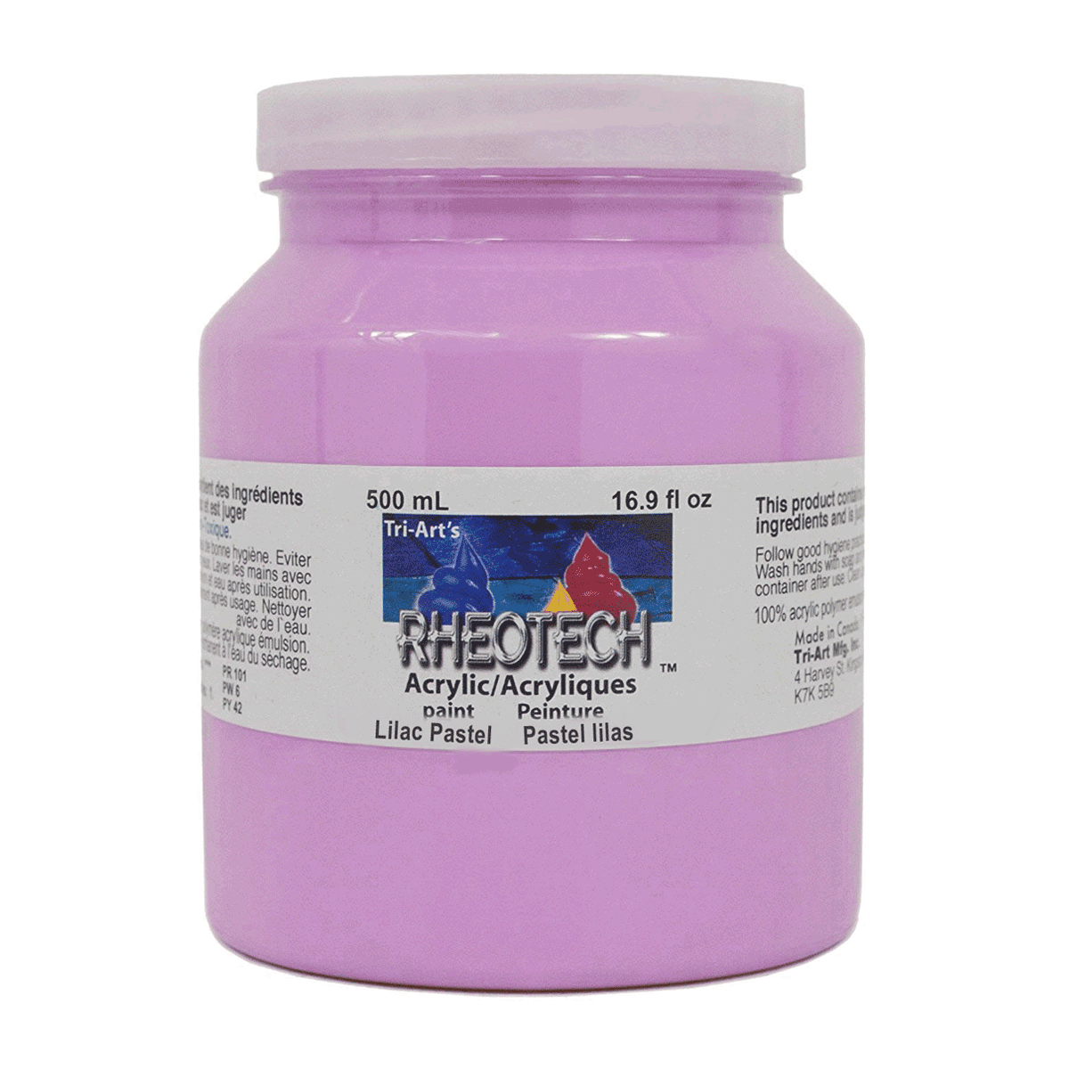 Rheotech Acrylic Pastel Lilac 500 ml Jar