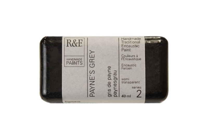 R&F Encaustic Block, Payne's Grey 40ml