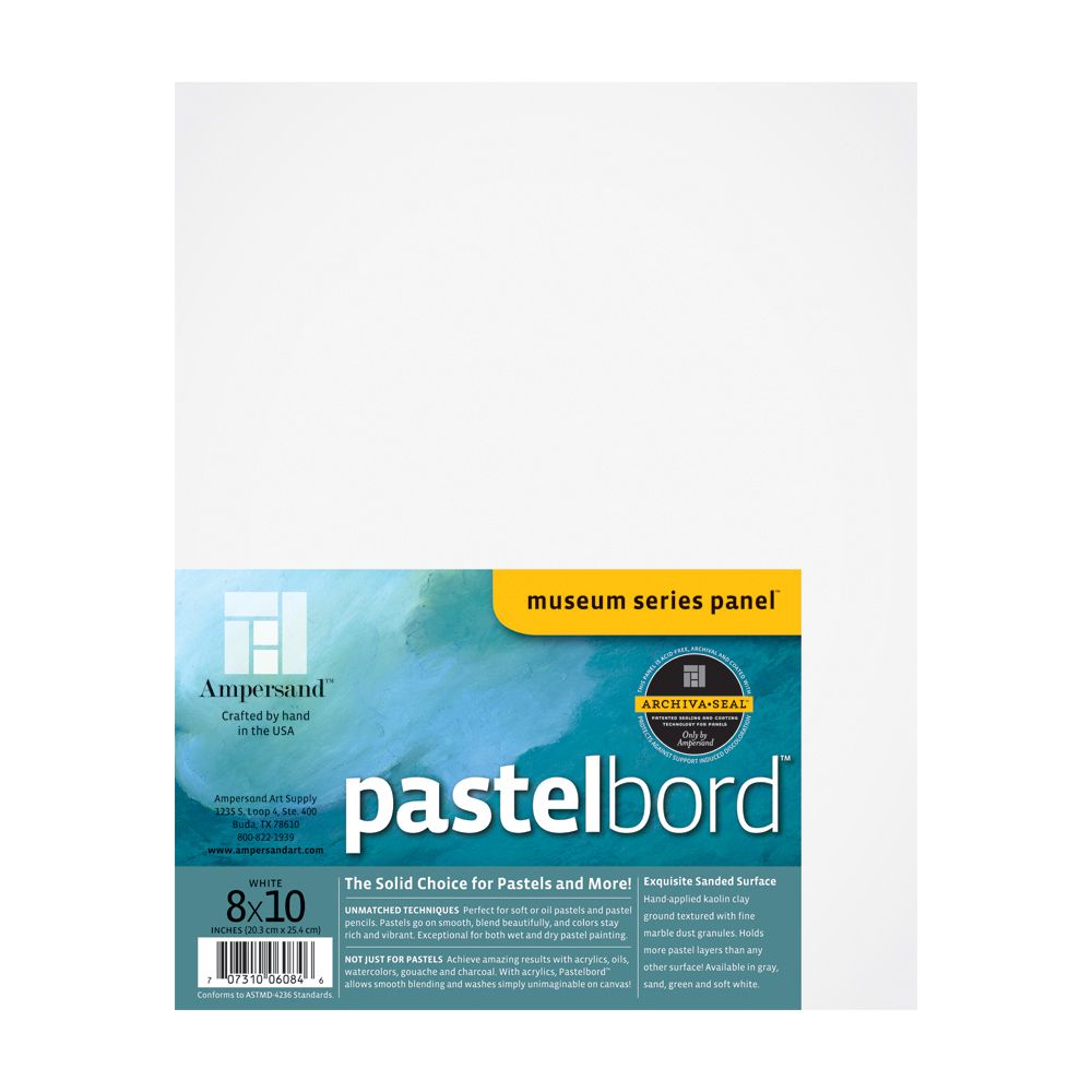 Ampersand Art Pastelbord 8" x 10" White