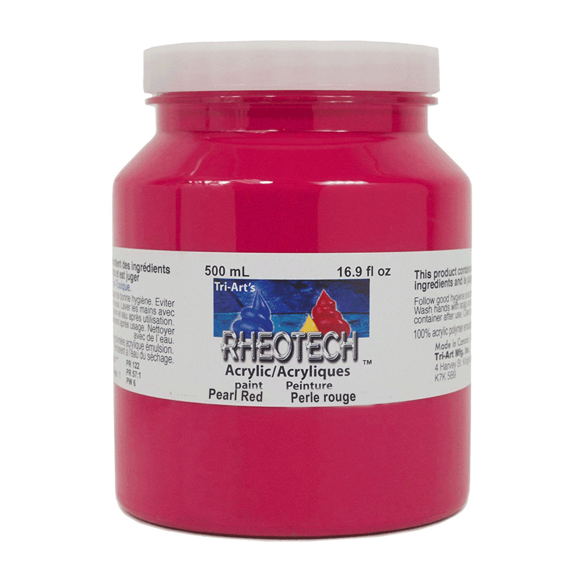 Rheotech Acrylic Pearl Red 500 ml Jar