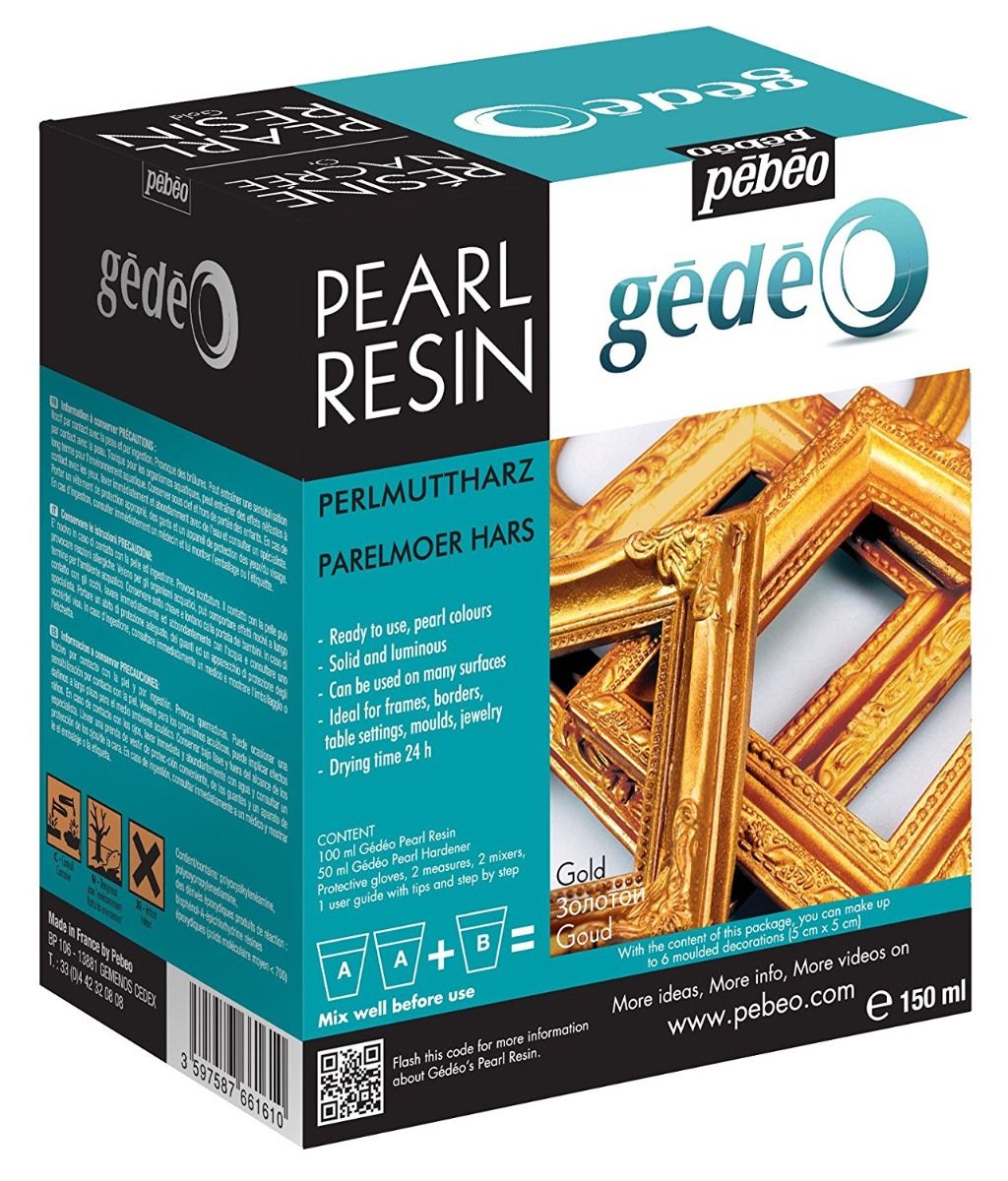 Pébéo Pearl Resin Kit - Vermeil 150 ml