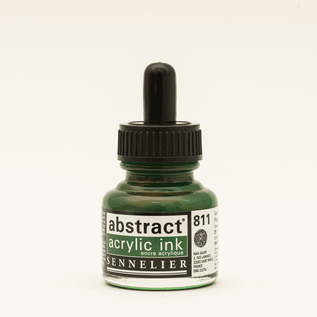 Abstract Acrylic Ink Permanent Green Light 30 ml