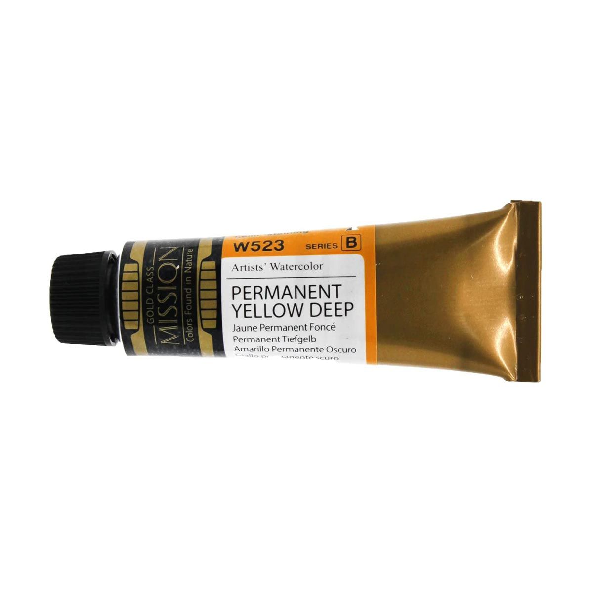 Mission Gold Watercolour Permanent Yellow Deep 15ml