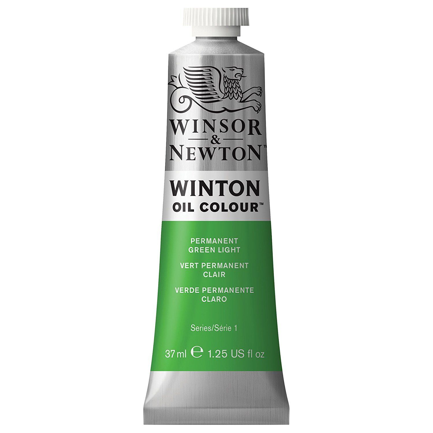 Winton Oil Paint - Permanent Green Light 37ml