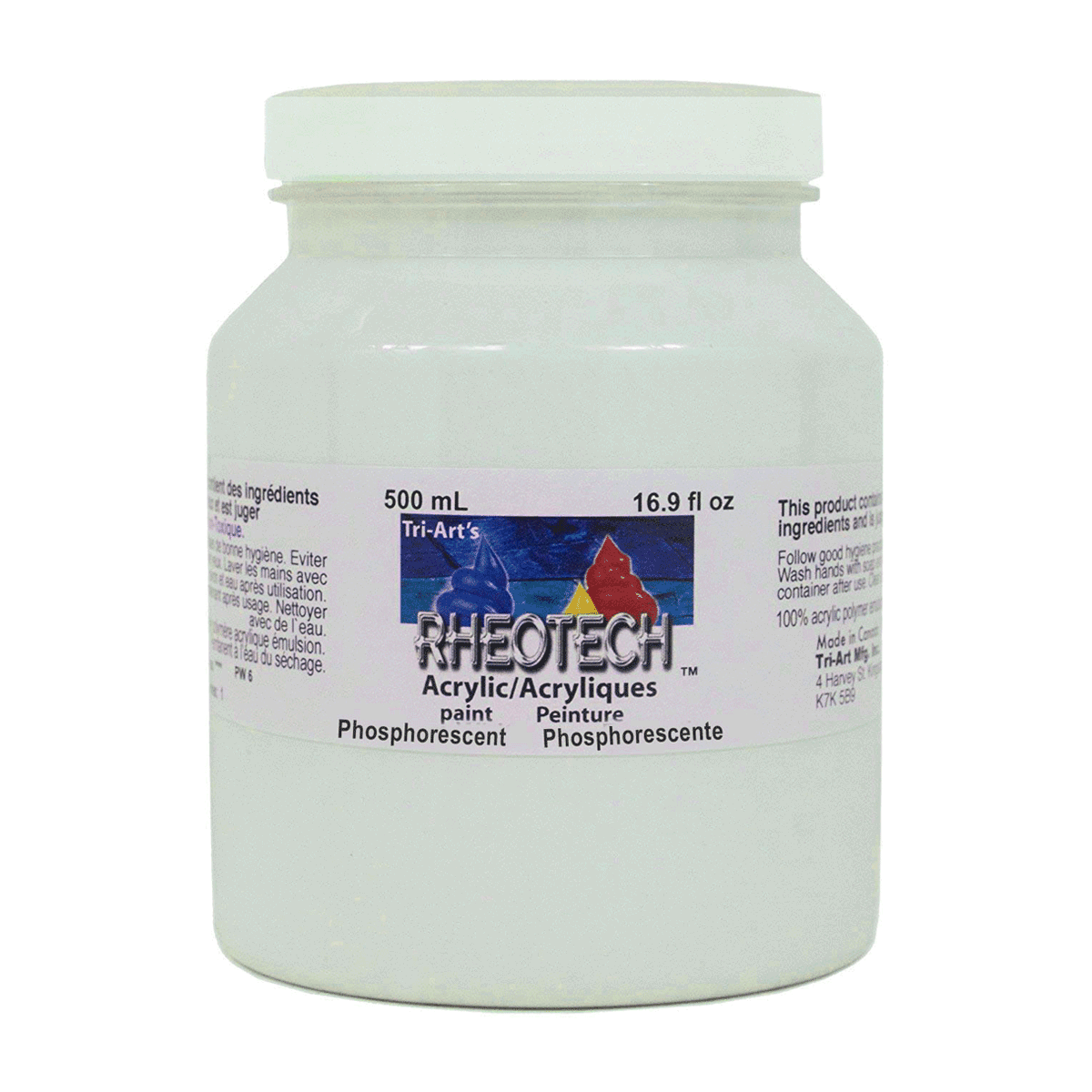 Rheotech Acrylic Phosphorescent 500 ml Jar