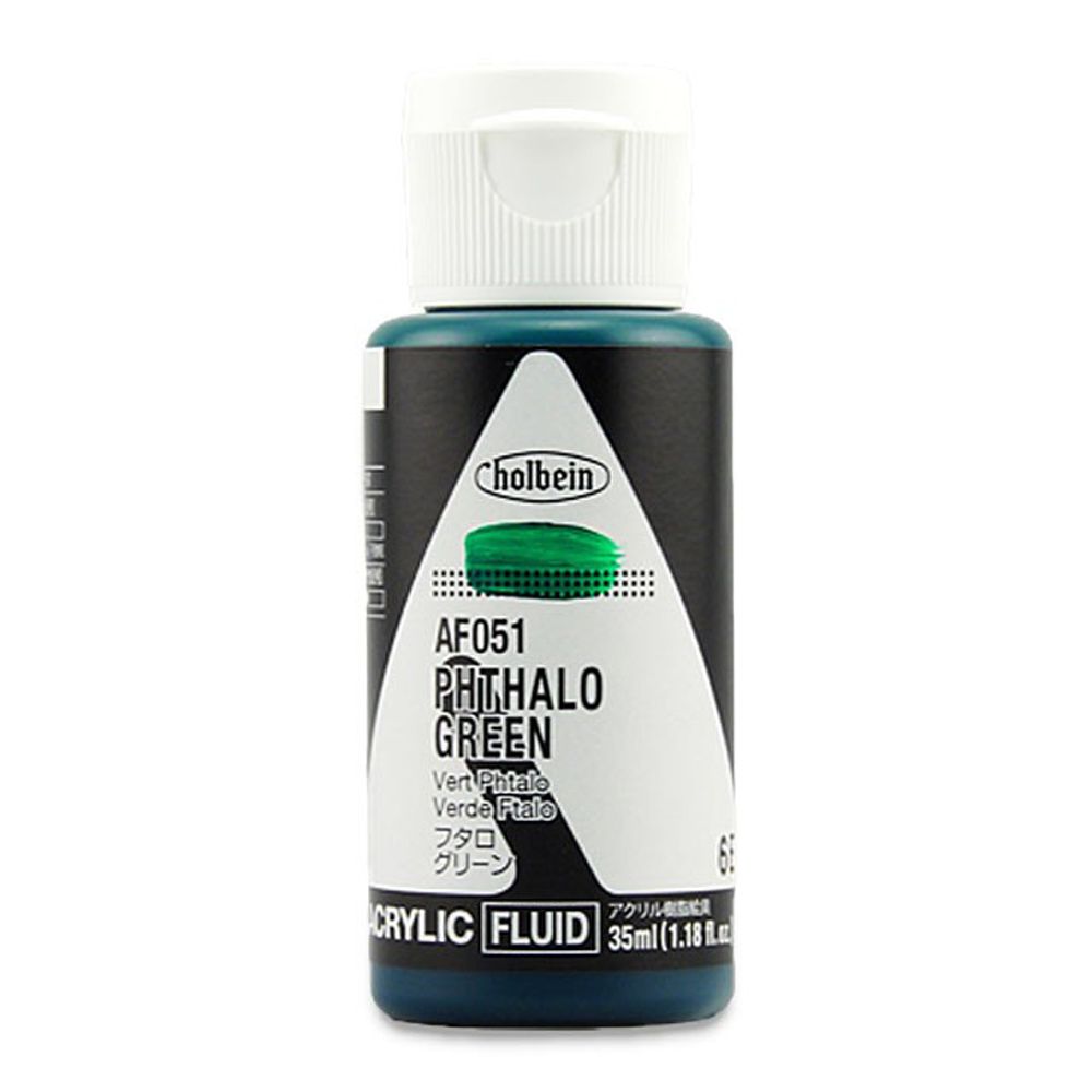 Holbein Fluid Acrylic - Phthalo Green 35 ml
