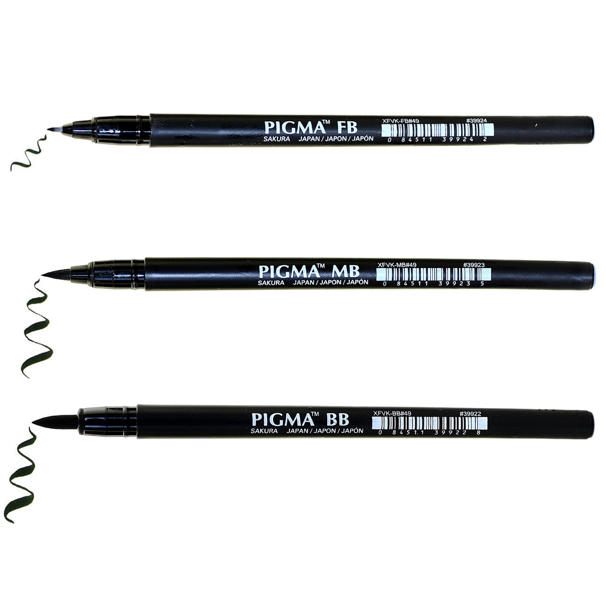 Pigma Professional Ink Brush Markers