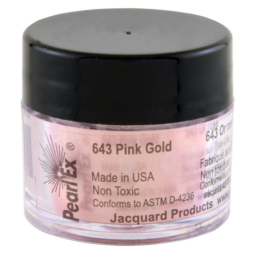 Jacquard Pearl Ex Powdered Pink Gold Pigment 3g
