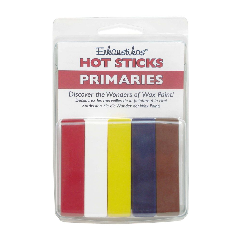 Enkaustikos Primary Hot Sticks Set of 5
