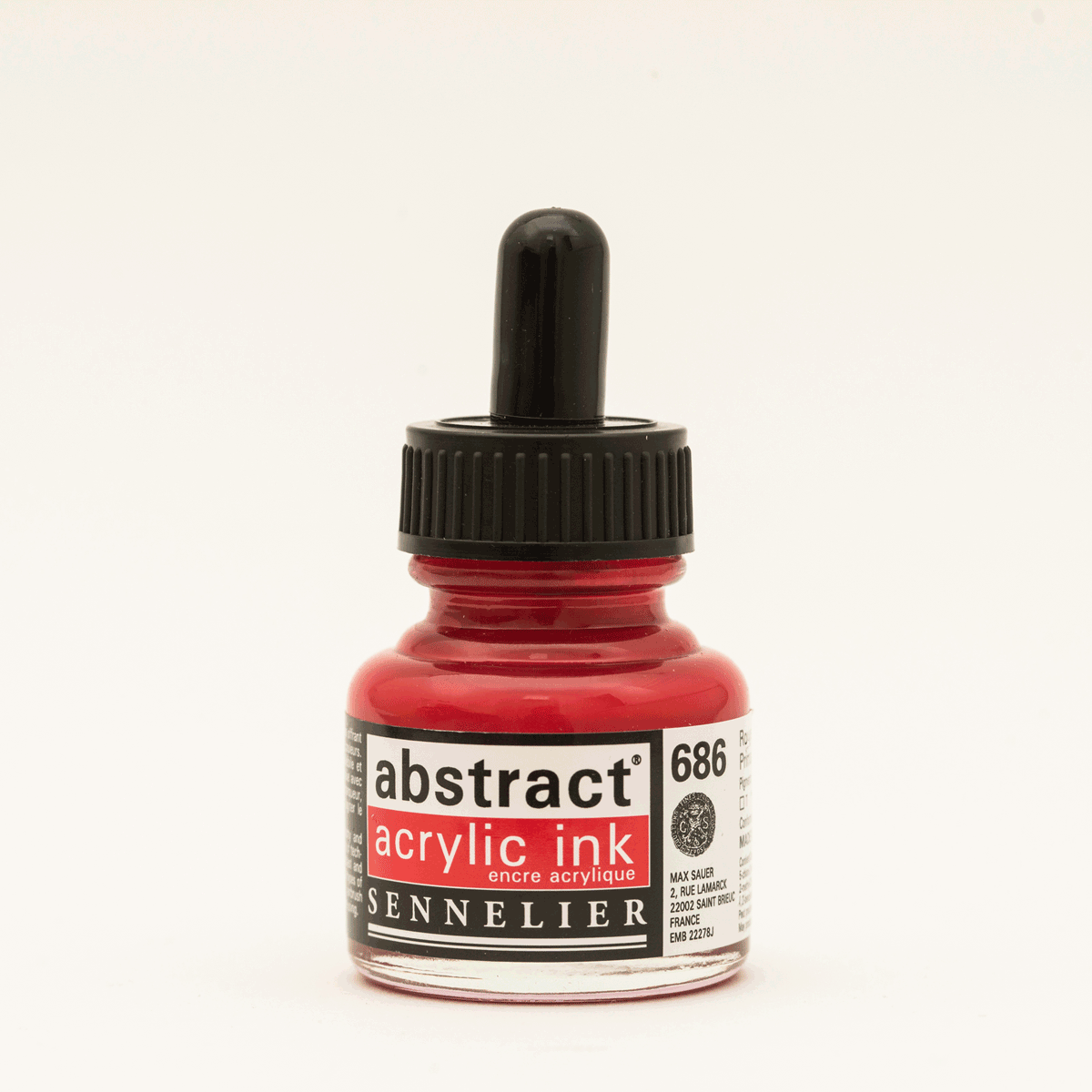 Abstract Acrylic Ink Primary Red 30 ml