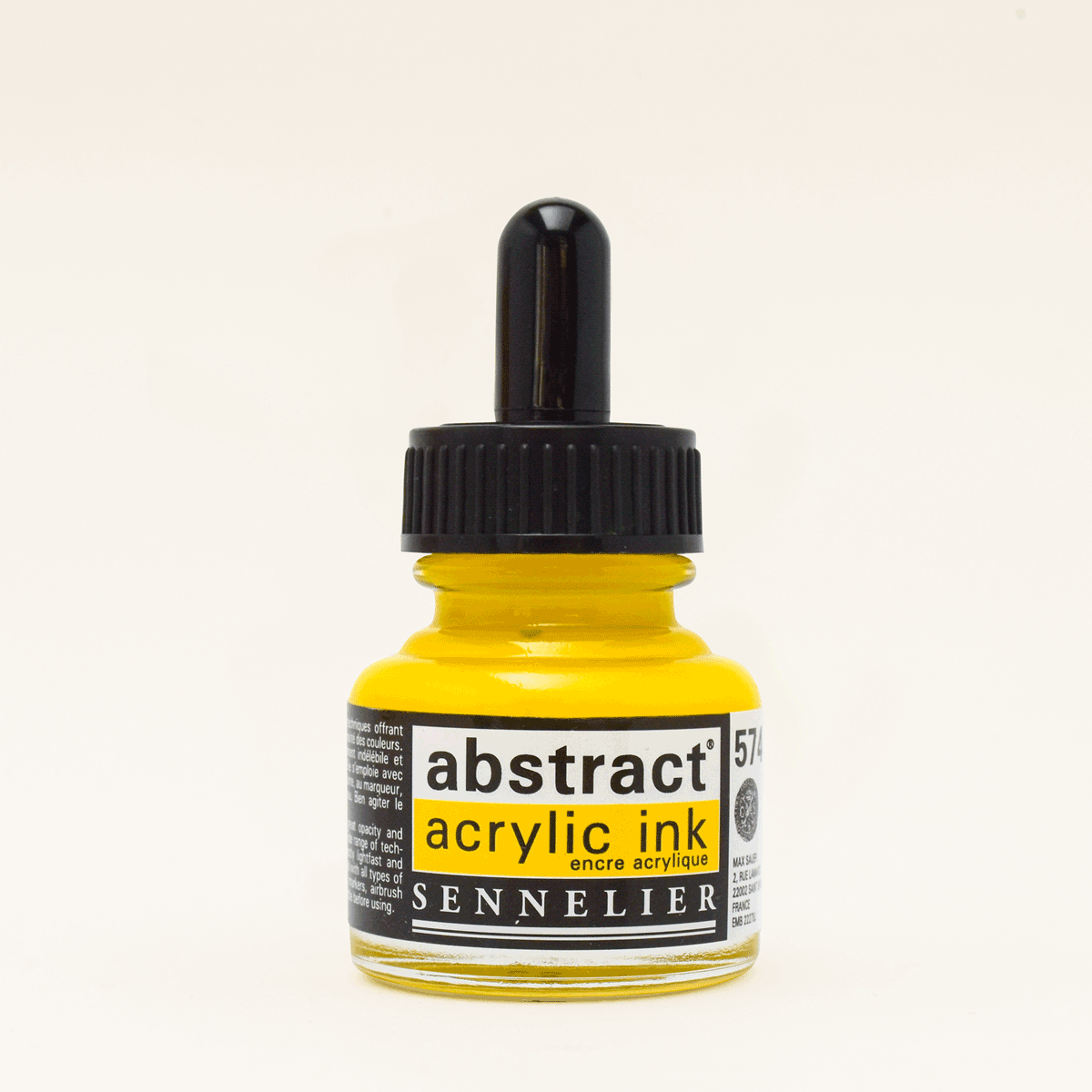 Abstract Acrylic Ink Primary Yellow 30 ml