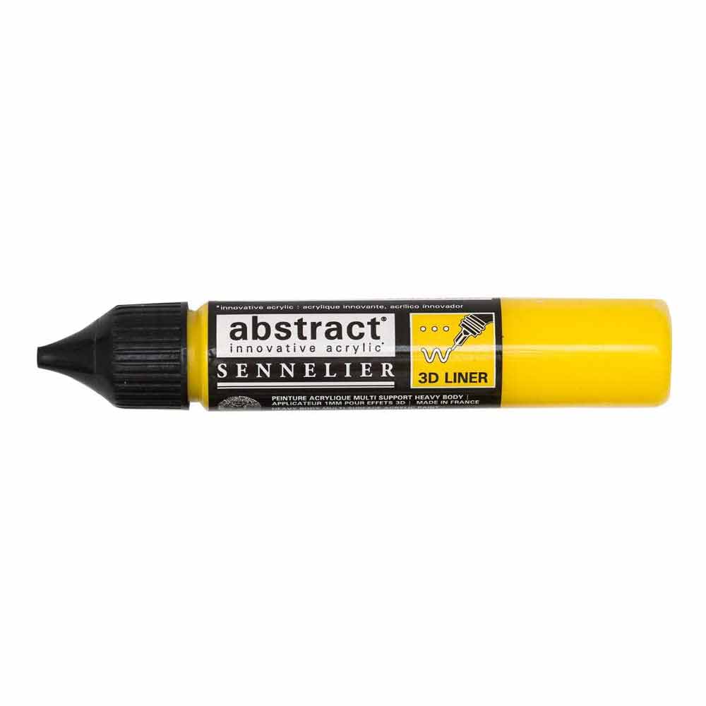 Sennelier Abstract Acrylic 3D Liner, Primary Yellow