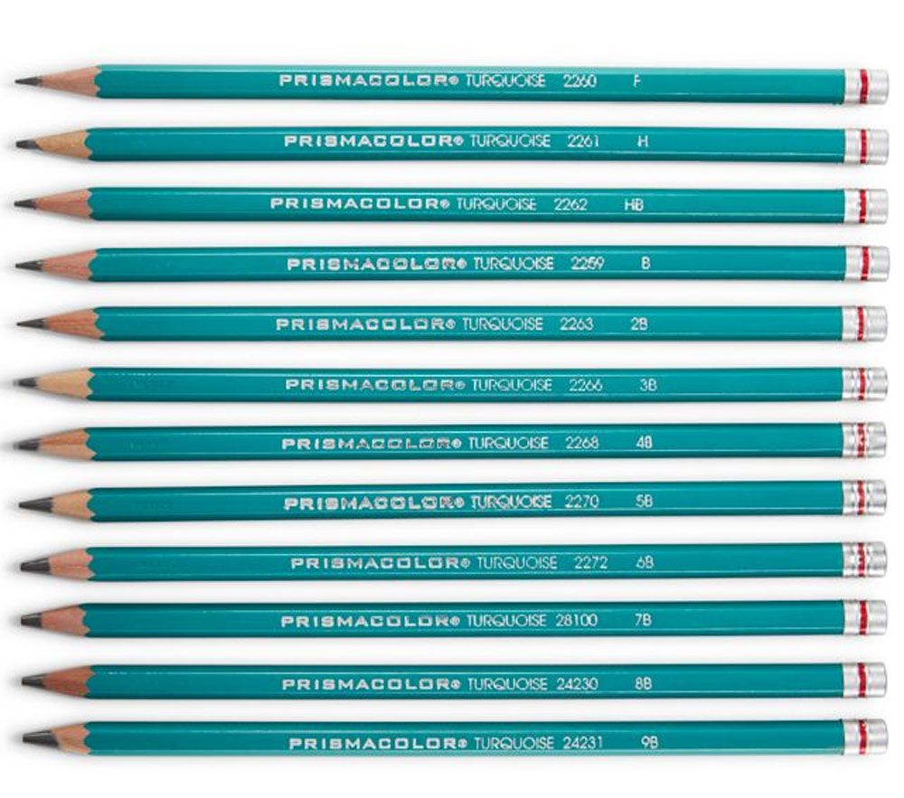 Prismacolor Premium Turquoise Drawing Pencils