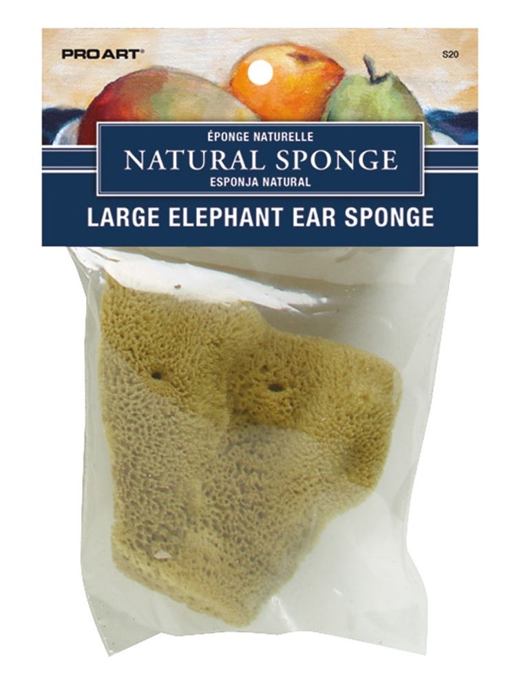 Pro Art Large Elephant Ear Natural Sponge
