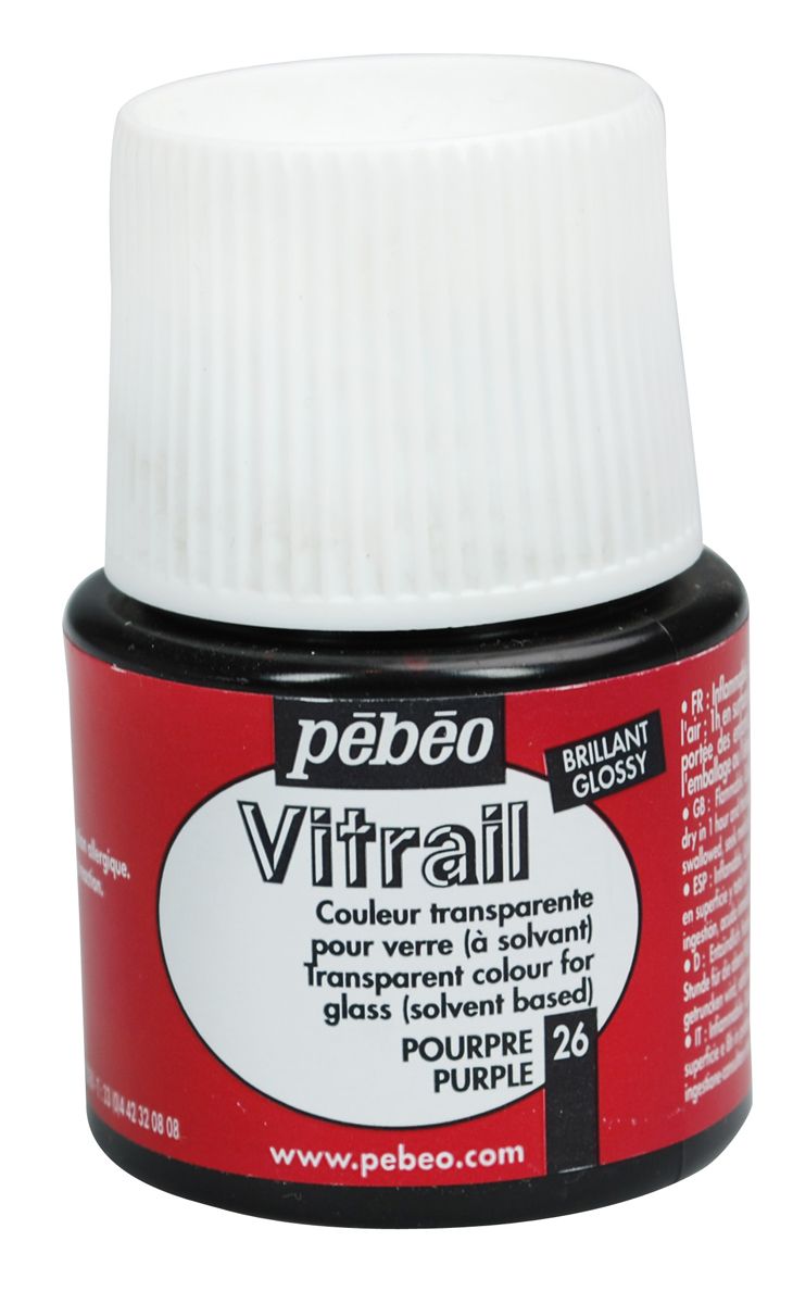 Pebeo Vitrail Transparent Purple 45 ml