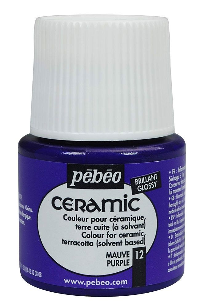 Pebeo Ceramic Paint 45 ml - Purple 12