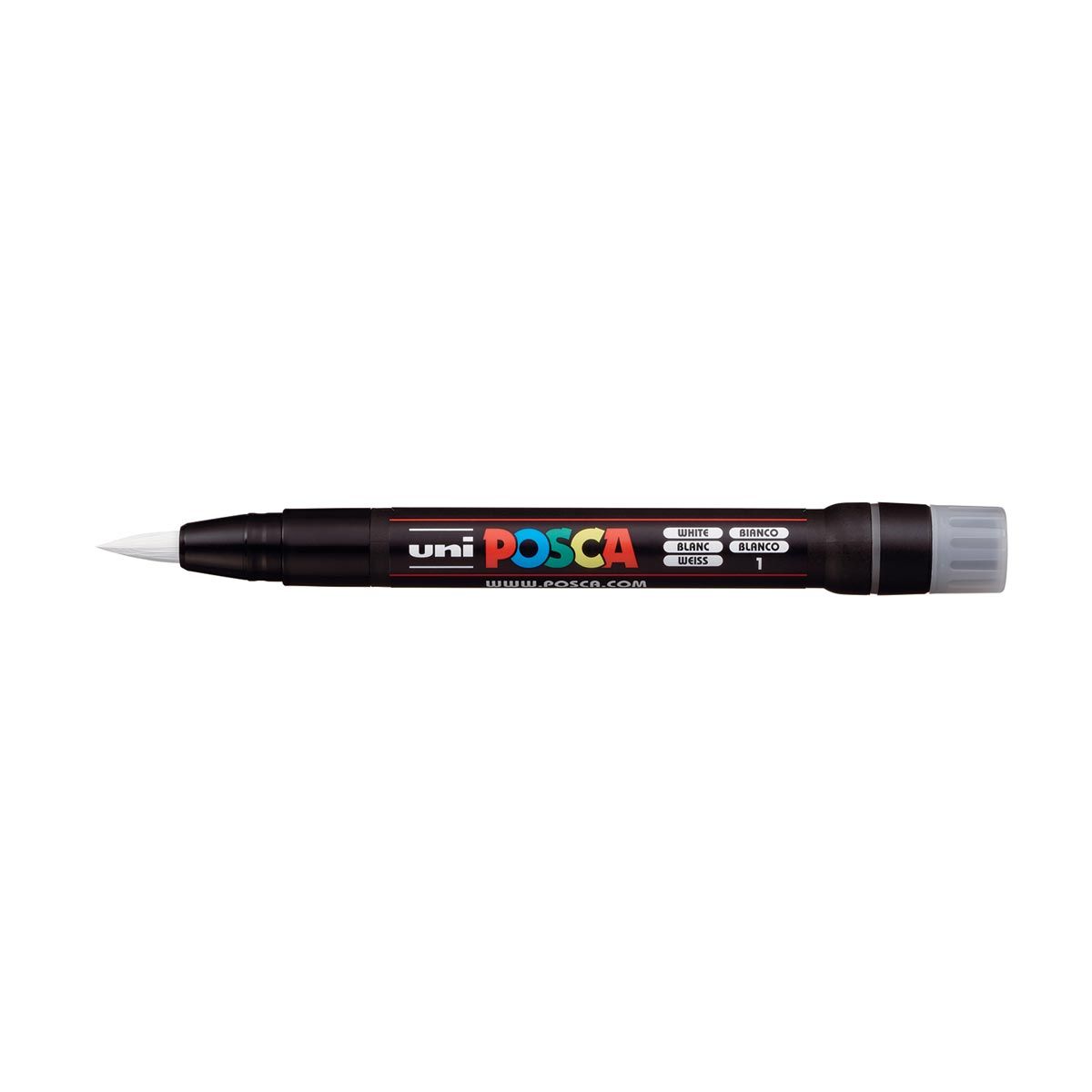UNI POSCA PCF-350 Brush Tipped Marker Pen White