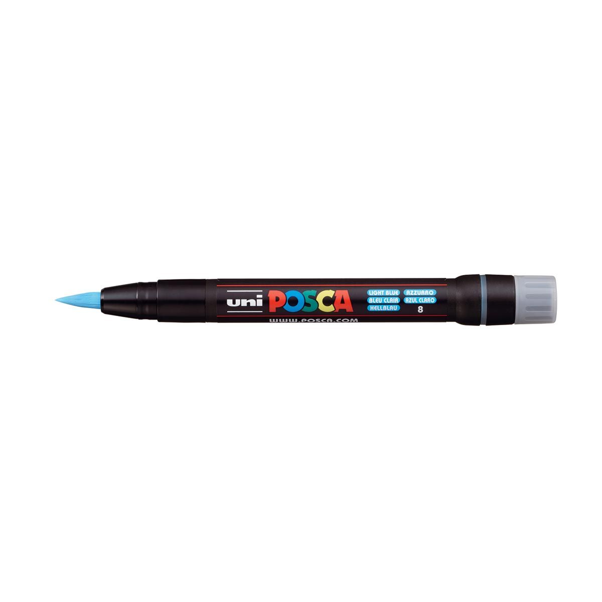 UNI POSCA PCF-350 Brush Tipped Marker Pen Light Blue