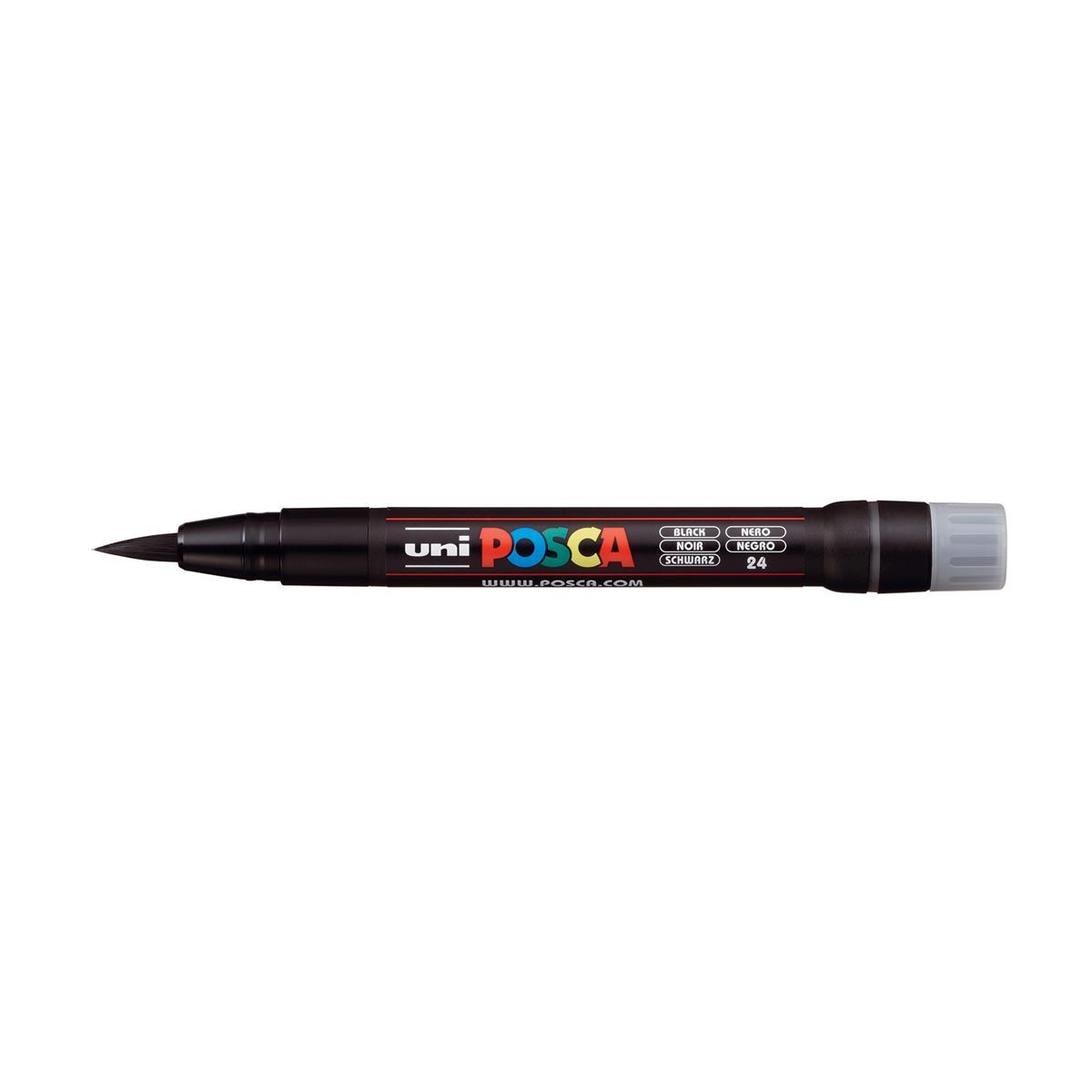 UNI POSCA PCF-350 Brush Tipped Marker Pen – Black