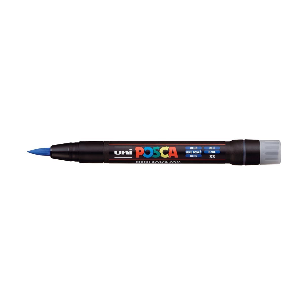 UNI POSCA PCF-350 Brush Tipped Marker Pen Blue