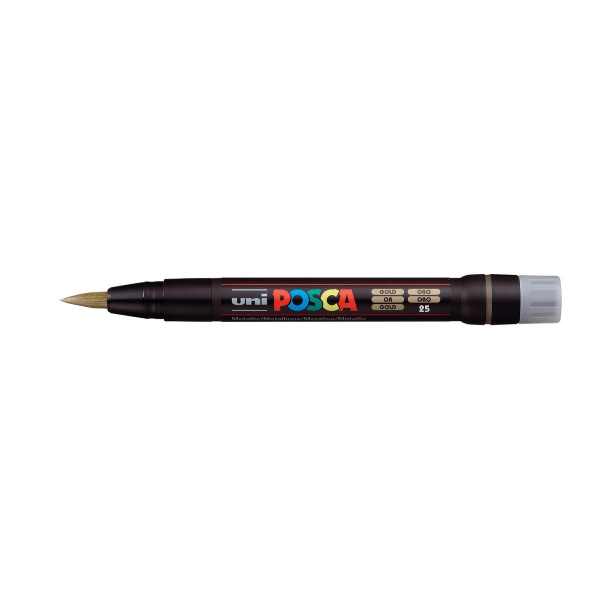 UNI POSCA PCF-350 Brush Tipped Marker Pen Gold