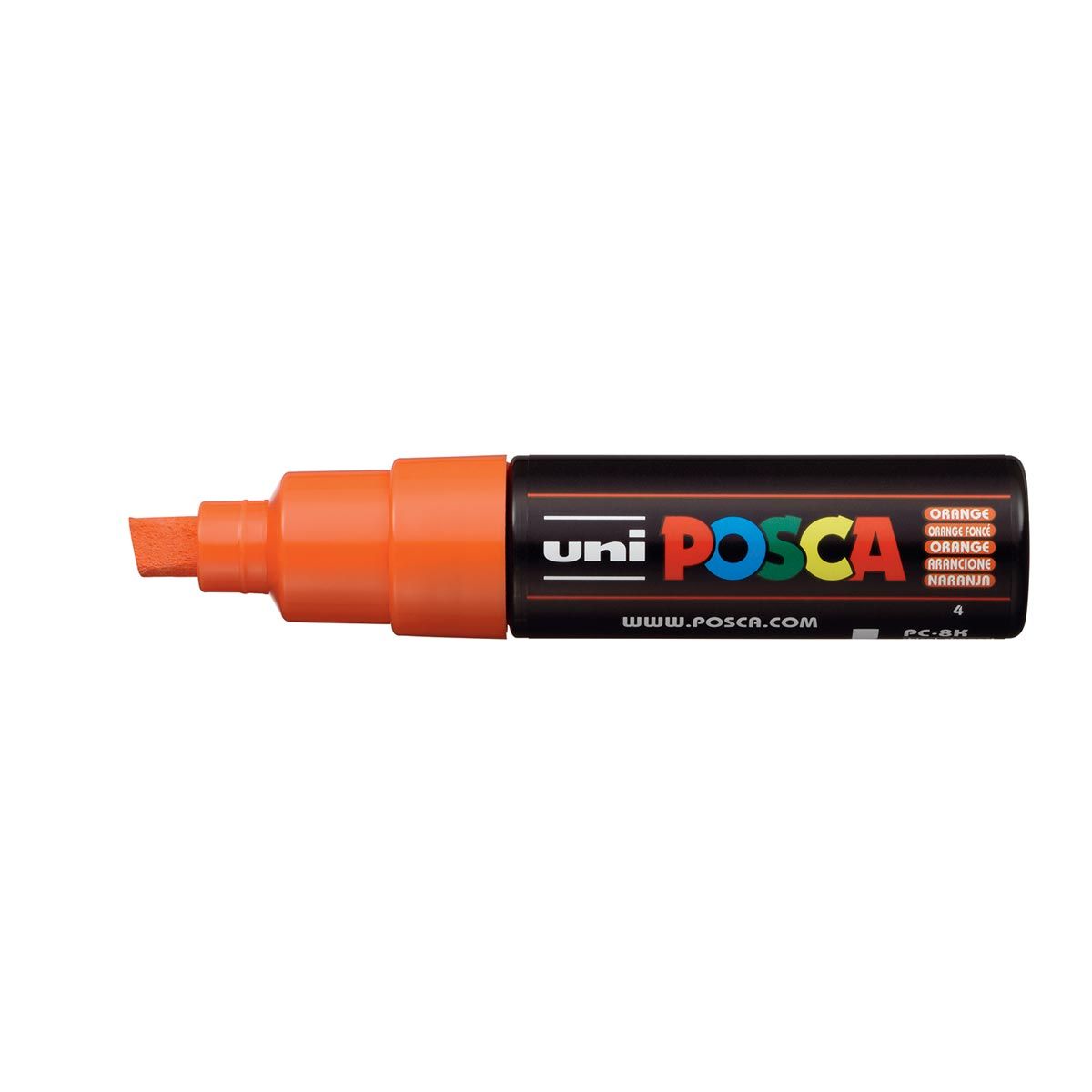 UNI POSCA PC-8K Broad Chisel Light Orange