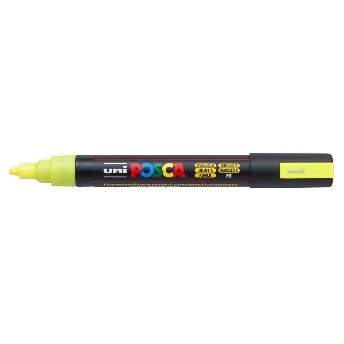 UNI POSCA PC-5M Medium, Fluorescent Yellow