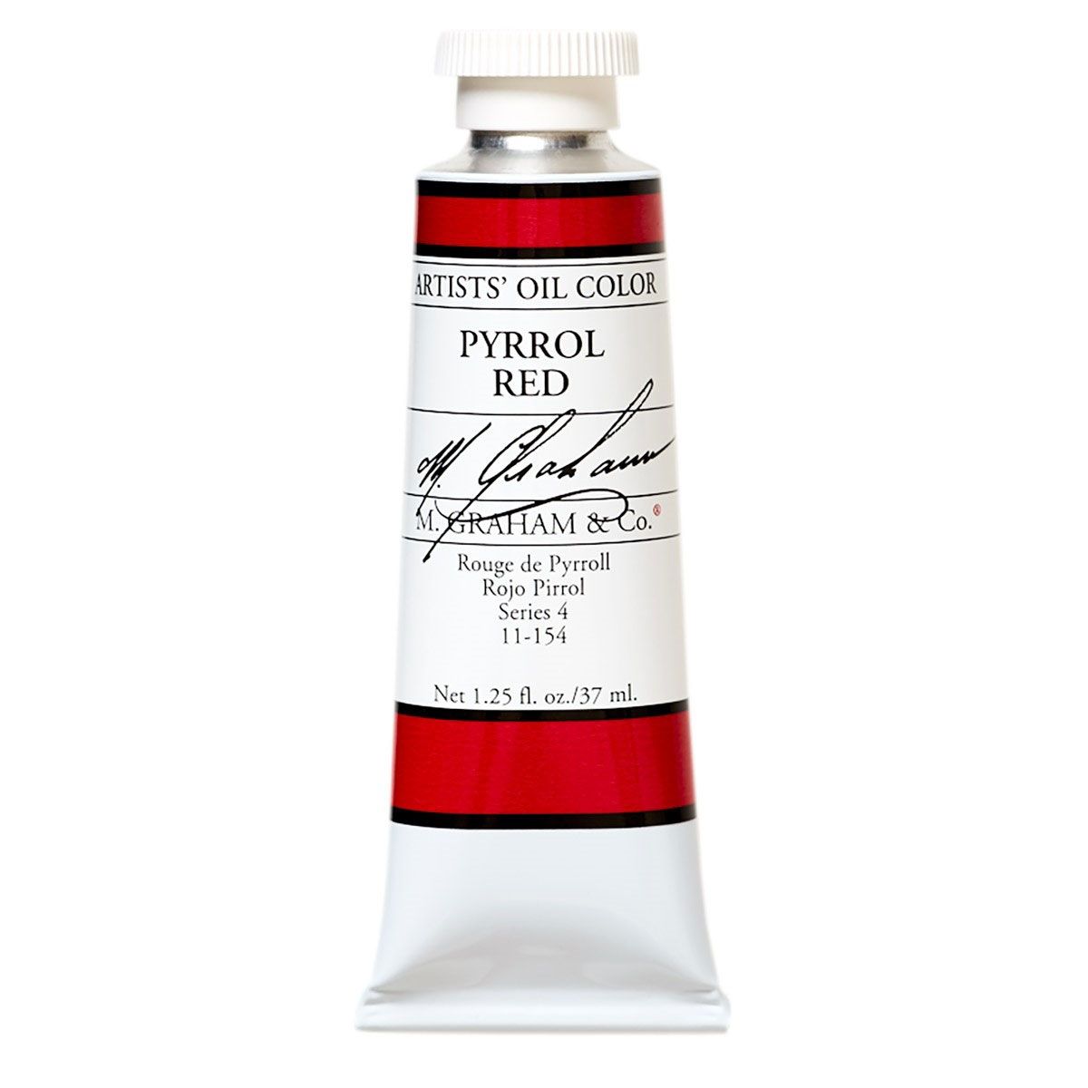 M Graham Oil Paint - Pyrrol Red 37 ml