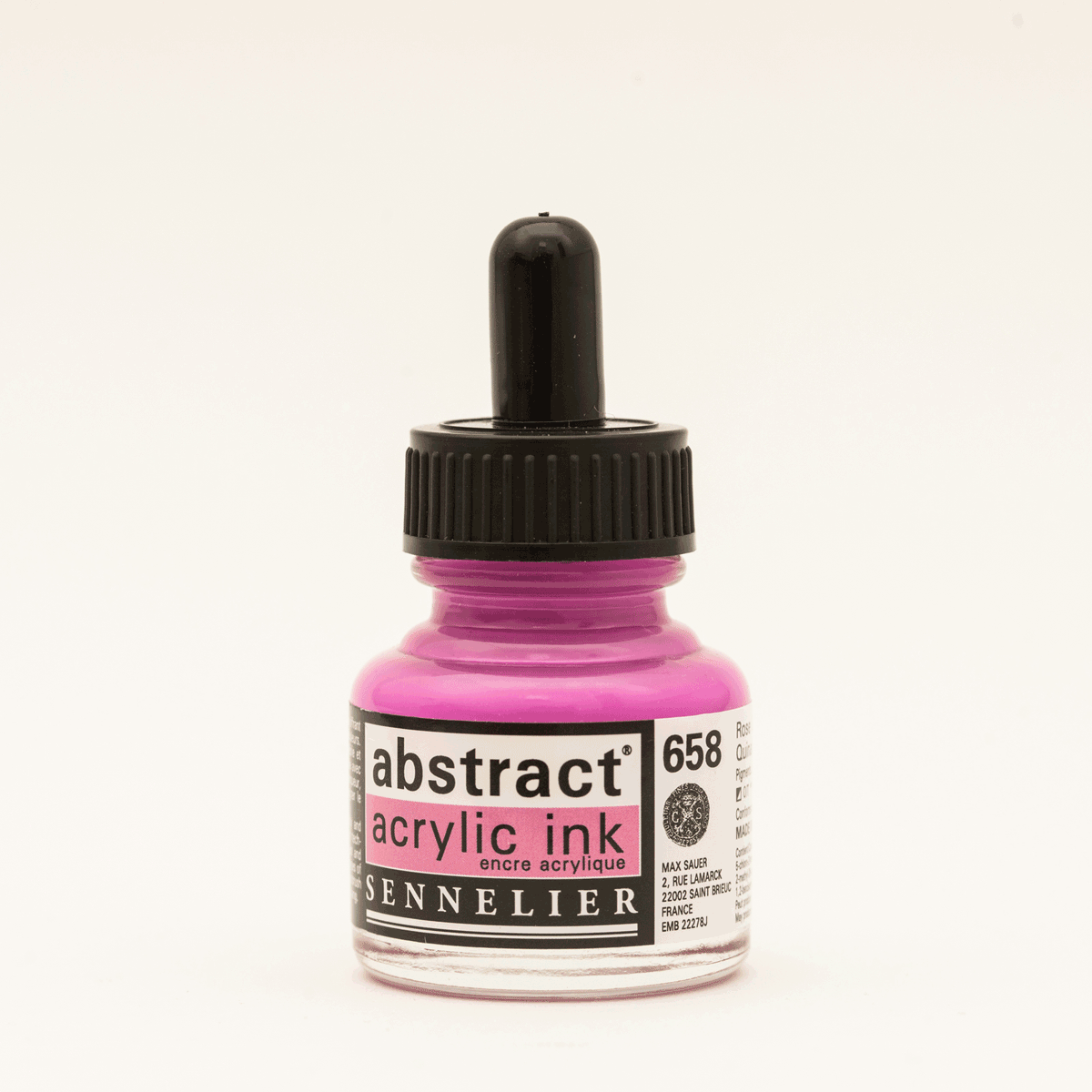 Abstract Acrylic Ink Quinacridone Pink 30 ml