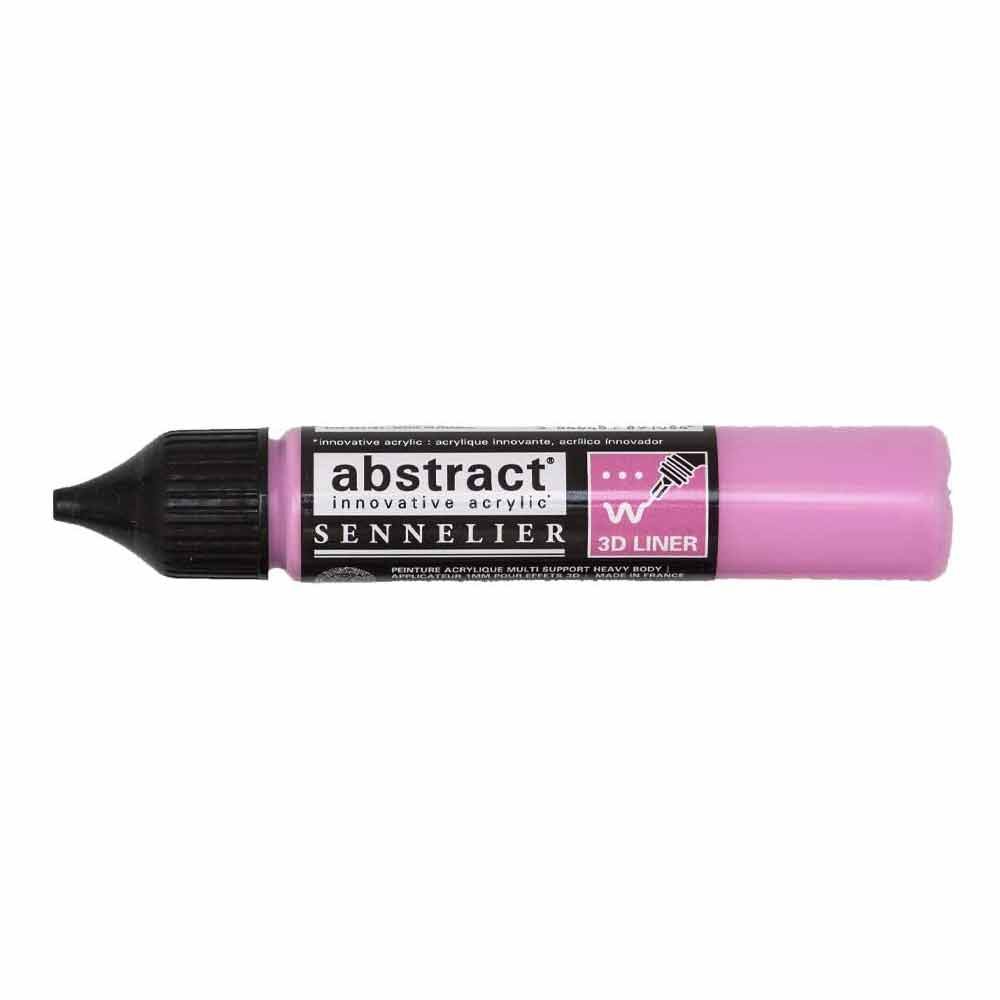 Sennelier Abstract Acrylic 3D Liner, Quinacridone Pink