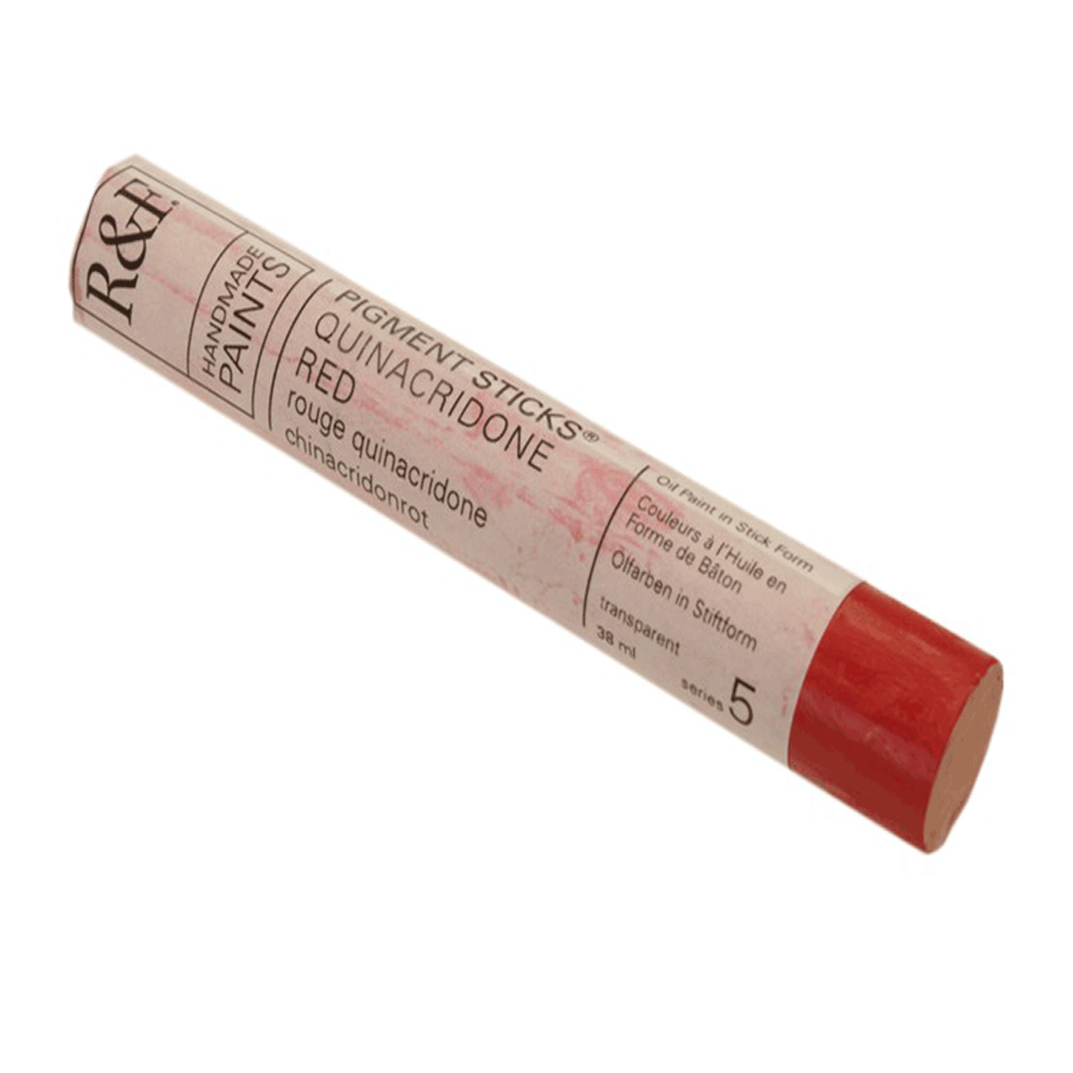 R&F Oil Pigment Stick, Quinacridone Red 38ml