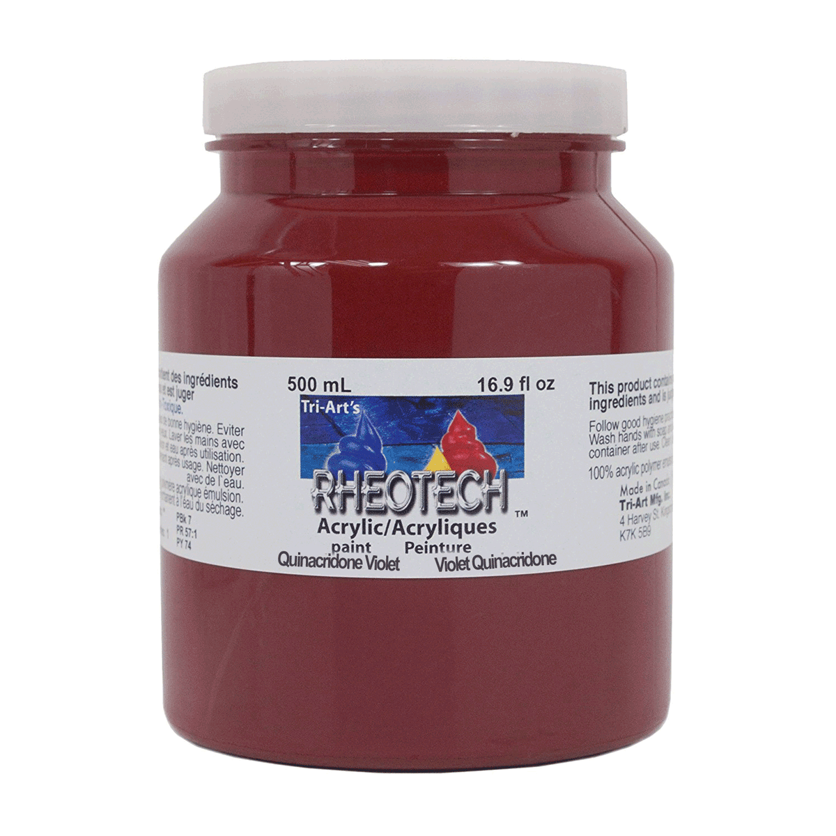 Rheotech Acrylic Quinacridone Violet 500 ml Jar