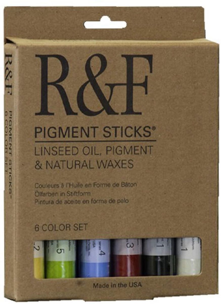 R&F Pigment Sticks Introductory Set of 6