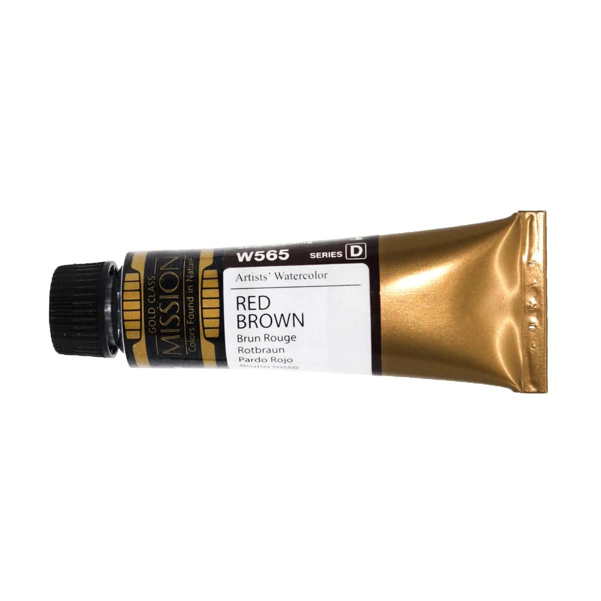 Mission Gold Watercolour Red Brown 15ml